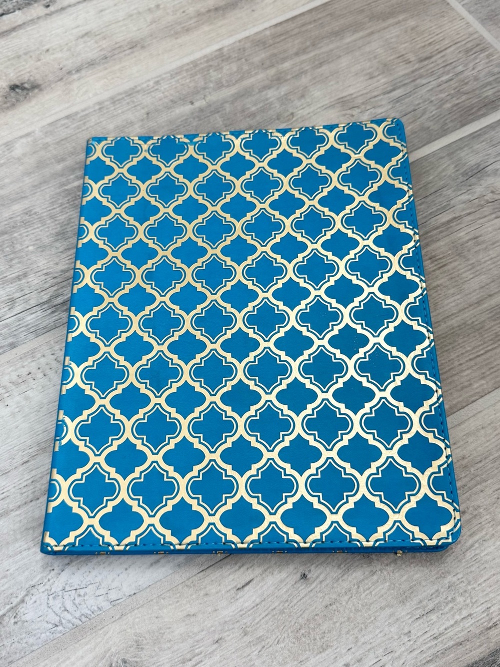 Eccolo World Traveler Blue Gold Journal